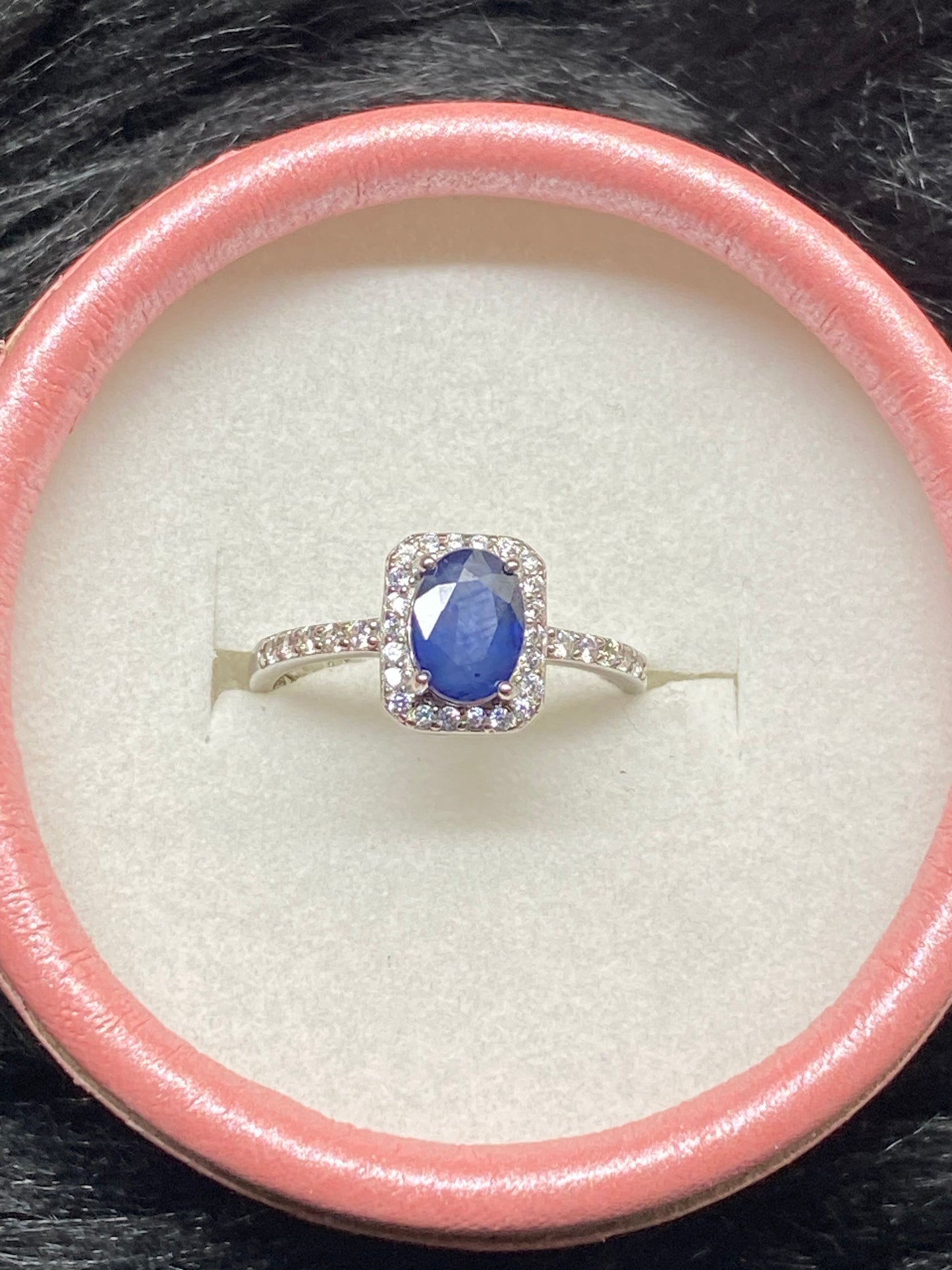 S925 Luxury Sapphire ring